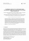 Research paper thumbnail of A preliminary analysis of in situ and remotely sensed environmental variables in the coastal region of the Portofino Marine Protected Area