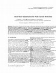 Research paper thumbnail of Clock-skew optimization for peak current reduction