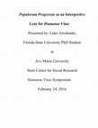 Research paper thumbnail of Populorum Progressio as an Interpretive Lens for Humanae Vitae