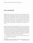 Research paper thumbnail of (Article) The Co-Essential Self