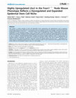 Research paper thumbnail of Highly upregulated Lhx2 in the Foxn1-/- nude mouse phenotype reflects a dysregulated and expanded epidermal stem cell niche