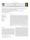 Research paper thumbnail of Peak lean tissue mass accrual precedes changes in bone strength indices at the proximal femur during the pubertal growth spurt