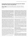 Research paper thumbnail of Compensatory sprouting and impulse rerouting after unilateral pyramidal tract lesion in neonatal rats