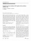 Research paper thumbnail of Symmetries and exact solutions of KP equation with an arbitrary nonlinear term