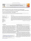 Research paper thumbnail of Measuring acute toxicity using a solid-state microrespirometer