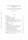 Research paper thumbnail of Recent developments and open problems in linear series