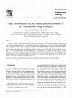 Research paper thumbnail of Early dolomitisation of Late Triassic platform carbonates in the Transdanubian Range (Hungary)