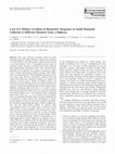 Research paper thumbnail of Lack of a Distinct Gradient in Biomarker Responses in Small Mammals Collected at Different Distances from a Highway