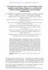 Research paper thumbnail of The Egiin Davaa prehistoric rupture, central Mongolia: a large magnitude normal faulting earthquake on a reactivated fault with little cumulative slip located in a slowly deforming intraplate setting