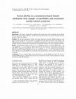 Research paper thumbnail of Social phobia in a population-based female adolescent twin sample: co-morbidity and associated suicide-related symptoms