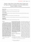 Research paper thumbnail of Orogenic wedge advance in the northern Andes: Evidence from the Oligocene-Miocene sedimentary record of the Medina Basin, Eastern Cordillera, Colombia