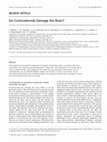 Research paper thumbnail of Do Corticosteroids Damage the Brain?