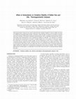 Research paper thumbnail of Effect of Antioxidants on Oxidative Stability of Edible Fats and Oils:  Thermogravimetric Analysis