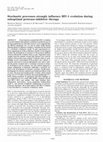 Research paper thumbnail of Stochastic processes strongly influence HIV-1 evolution during suboptimal protease-inhibitor therapy