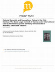 Research paper thumbnail of Colonial Genocide and Reparations Claims in the 21st Century: The Socio-Legal Context of Claims under International Law by the Herero against Germany for Genocide in Namibia, 1904-1908 (review)