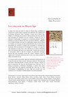 Research paper thumbnail of Les cinq sens au Moyen Age, sous la direction de Eric Palazzo