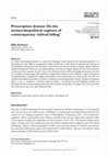 Research paper thumbnail of Prescription drones: On the techno-biopolitical regimes of contemporary 'ethical killing'