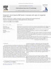 Research paper thumbnail of Diagnostic role of plasma BNP levels in neonates with signs of congenital heart disease