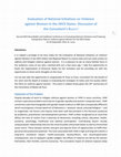 Research paper thumbnail of Evaluation of National Initiatives on Violence against Women in the OECS States- Discussion of the Consultant’s Report