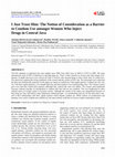 Research paper thumbnail of I Just Trust Him: The Notion of Consideration as a Barrier to Condom Use amongst Women Who Inject Drugs in Central Java