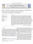 Research paper thumbnail of Spatial and temporal variability in bio-optical properties of the Wadden Sea