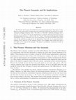 Research paper thumbnail of The Pioneer Anomaly and its Implications