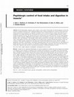 Research paper thumbnail of Peptidergic control of food intake and digestion in insects1