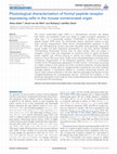 Research paper thumbnail of Physiological characterization of formyl peptide receptor expressing cells in the mouse vomeronasal organ