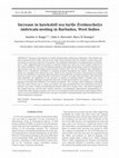 Research paper thumbnail of Increase in hawksbill sea turtle Eretmochelys imbricata nesting in Barbados, West Indies