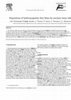 Research paper thumbnail of Deposition of hydroxyapatite thin films by excimer laser ablation