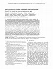 Research paper thumbnail of Physical ecology of hypolithic communities in the central Namib Desert: The role of fog, rain, rock habitat, and light