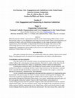 Research paper thumbnail of Organizing Volunteering? National Catholic Organizations and Civic Engagement in the United States