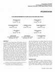 Research paper thumbnail of CTOA Measurements of Welds in X100 Pipeline Steel