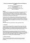 Research paper thumbnail of A Case of an Institutional PLE: Integrating VLEs and E-Portfolios for Students