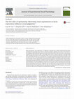 Research paper thumbnail of The two sides of spontaneity: Movement onset asymmetries in facial expressions influence social judgments