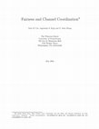 Research paper thumbnail of Fairness and Channel Coordination