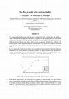 Research paper thumbnail of The effect of soluble active agents on film flow