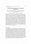 Research paper thumbnail of Observations of solitary wave dynamics of film flows