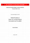 Research paper thumbnail of British Media Perspectives on Turkey's EU Accession Prospects: Euro-scepticism and Turco-philia