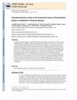 Research paper thumbnail of Thyroid hormone levels in the prefrontal cortex of post-mortem brains of Alzheimer's disease patients