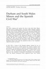 Research paper thumbnail of Durham and South Wales Miners and the Spanish Civil War [FINAL]