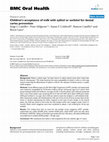 Research paper thumbnail of Children's acceptance of milk with xylitol or sorbitol for dental caries prevention