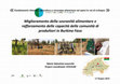 Research paper thumbnail of Miglioramento della sovranità alimentare e rafforzamento delle capacità delle comunità di produttori in Burkina Faso