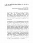 Research paper thumbnail of El “gran miedo” de los sectores medios (“expropiaron a los ricos, ahora nos expropian a nosotros”).