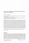 Research paper thumbnail of Conservation of amphibians and reptiles in the British Virgin Islands: status and patterns