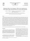 Research paper thumbnail of Differential effects of low-frequency rTMS at the occipital pole on visual-induced alpha desynchronization and visual-evoked potentials