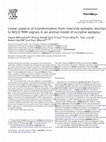 Research paper thumbnail of Linear aspects of transformation from interictal epileptic discharges to BOLD fMRI signals in an animal model of occipital epilepsy