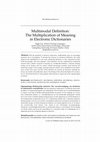 Research paper thumbnail of Lexikos 25 (AFRILEX-reeks/series 25: 2015): 210-232 Multimodal Definition: The Multiplication of Meaning in Electronic Dictionaries