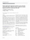 Research paper thumbnail of Human high-density lipoprotein particles prevent activation of the JNK pathway induced by human oxidised low-density lipoprotein particles in pancreatic beta cells