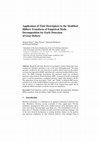 Research paper thumbnail of Application of time descriptors to the modified Hilbert transform of empirical mode decomposition for early detection of gear defects